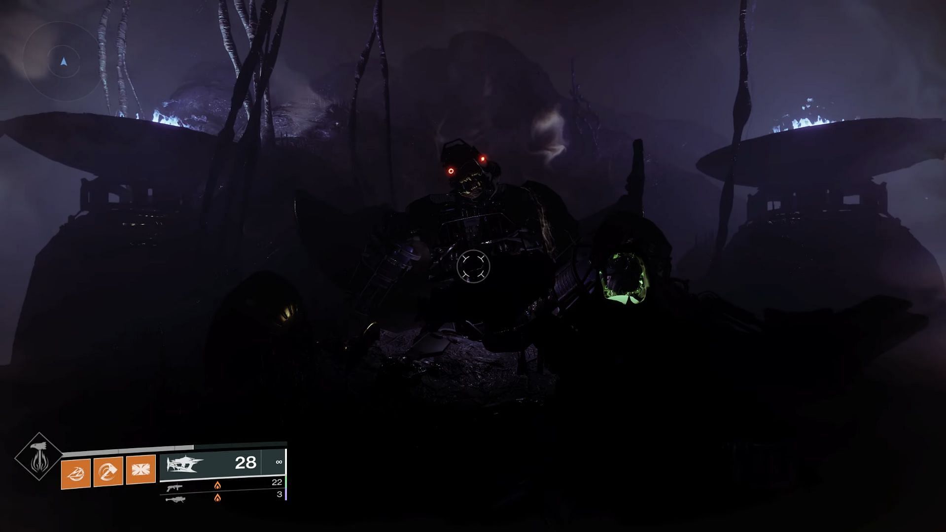 Calus&#039; remains inside the Leviathan on his throne (Image via Bungie)