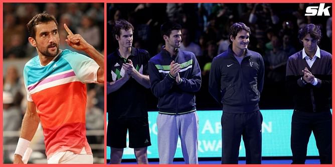 Marin Cilic joins Roger Federer, Rafael Nadal, Novak Djokovic and Andy Murray as only active players to win at least 30 matches at each Grand Slam