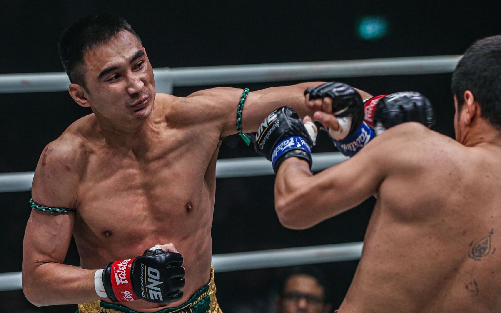 Petchmorakot Petchyindee says he went on a brief boxing career to develop his punching. [Photo ONE Championship]