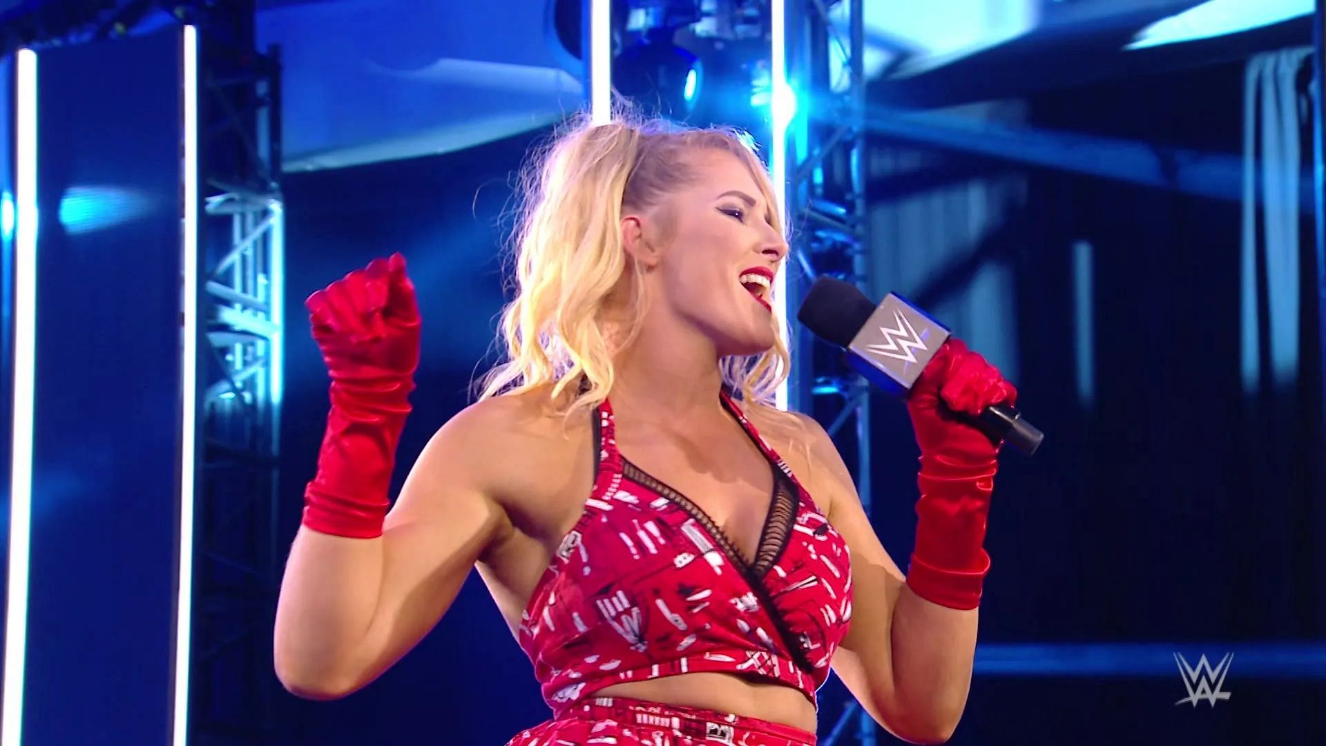 The returning Lacey Evans