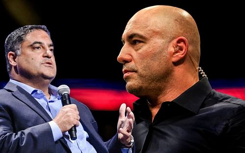 Cenk Uygur makes bizarre accusations about Joe Rogan [Photo credit: lamag.com]