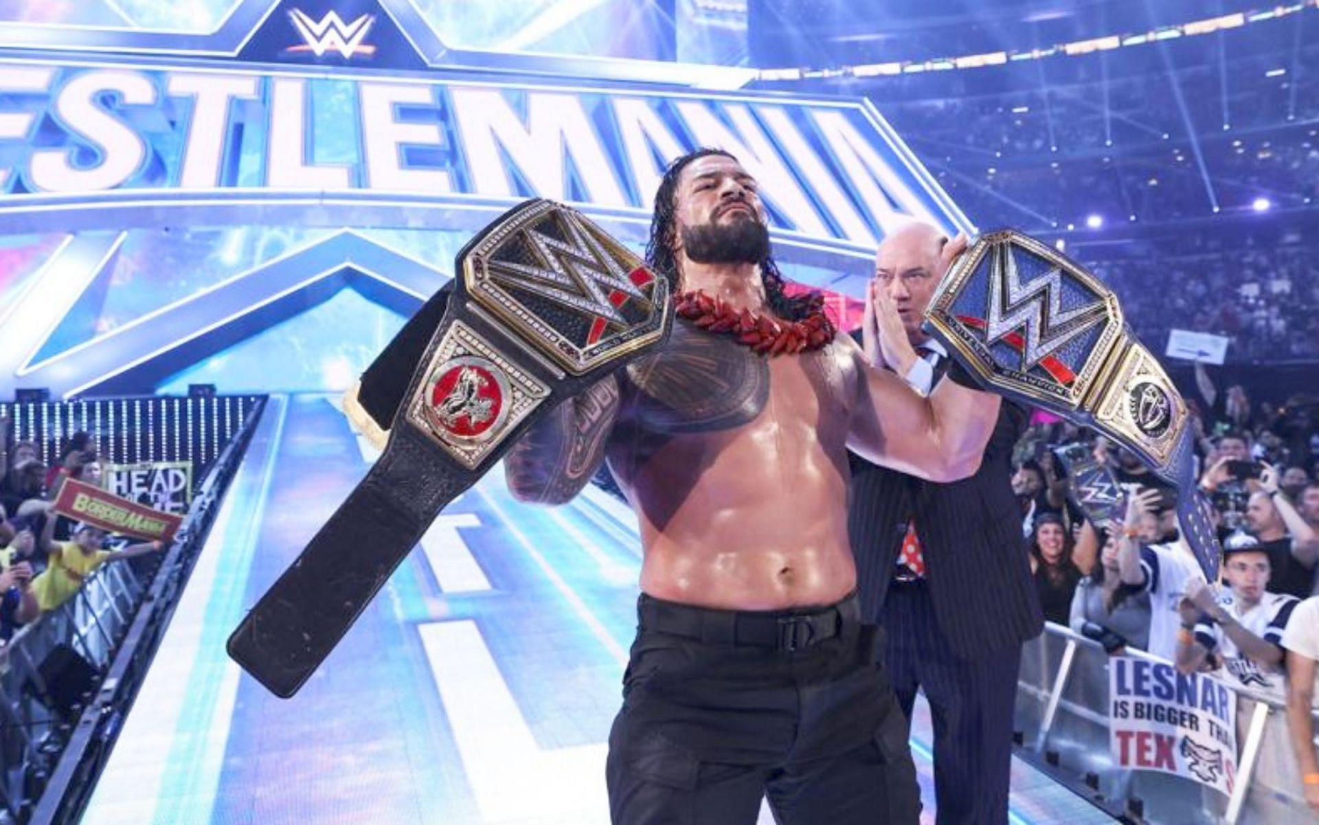 WWE के लाइव इवेंट में रोमन रेंस ने द रॉक को लेकर प्रतिक्रिया दी और बड़ी बात कही 
