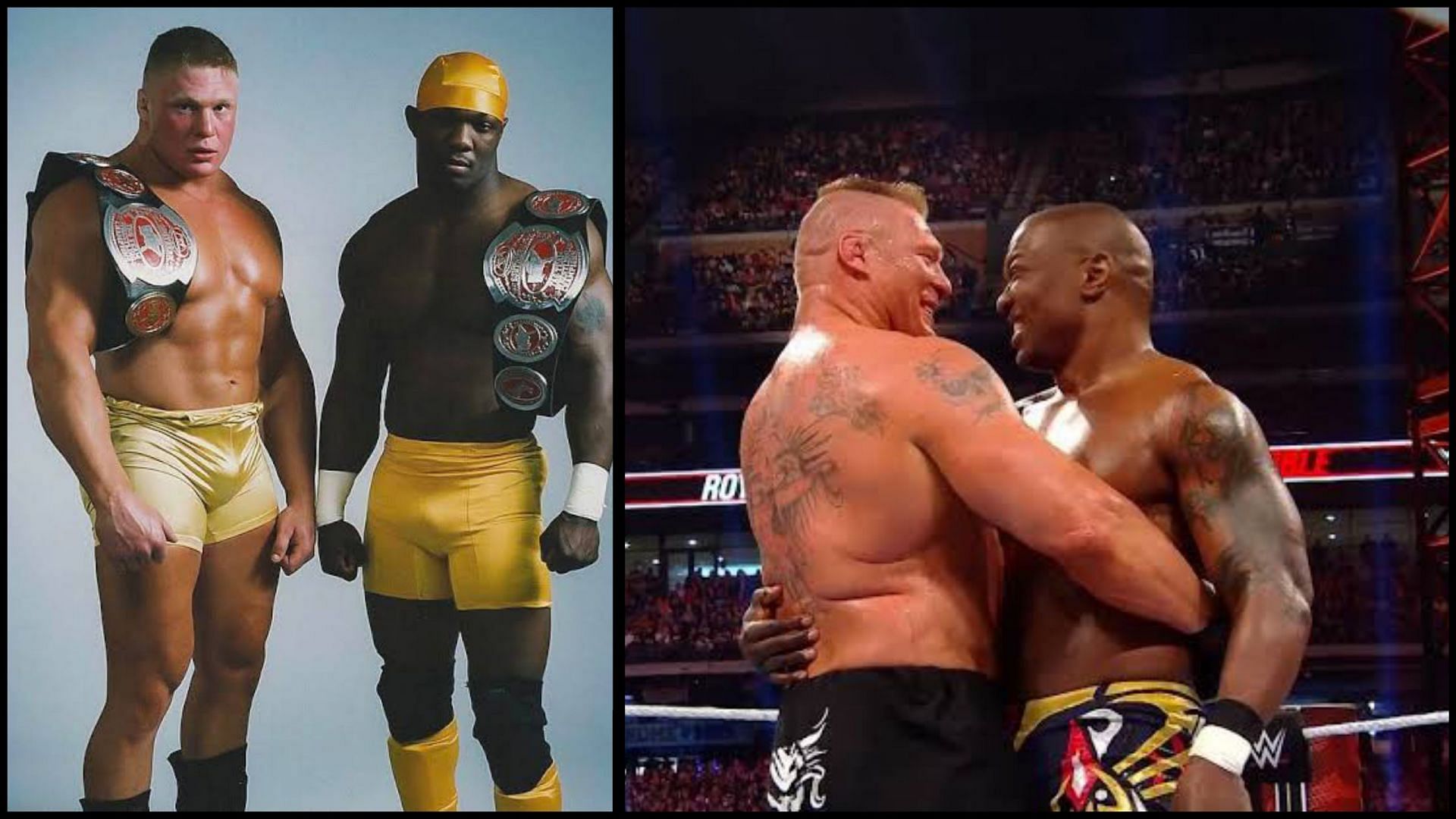 Brock Lesnar and Shelton Benjamin have been good friends since the start of their careers.