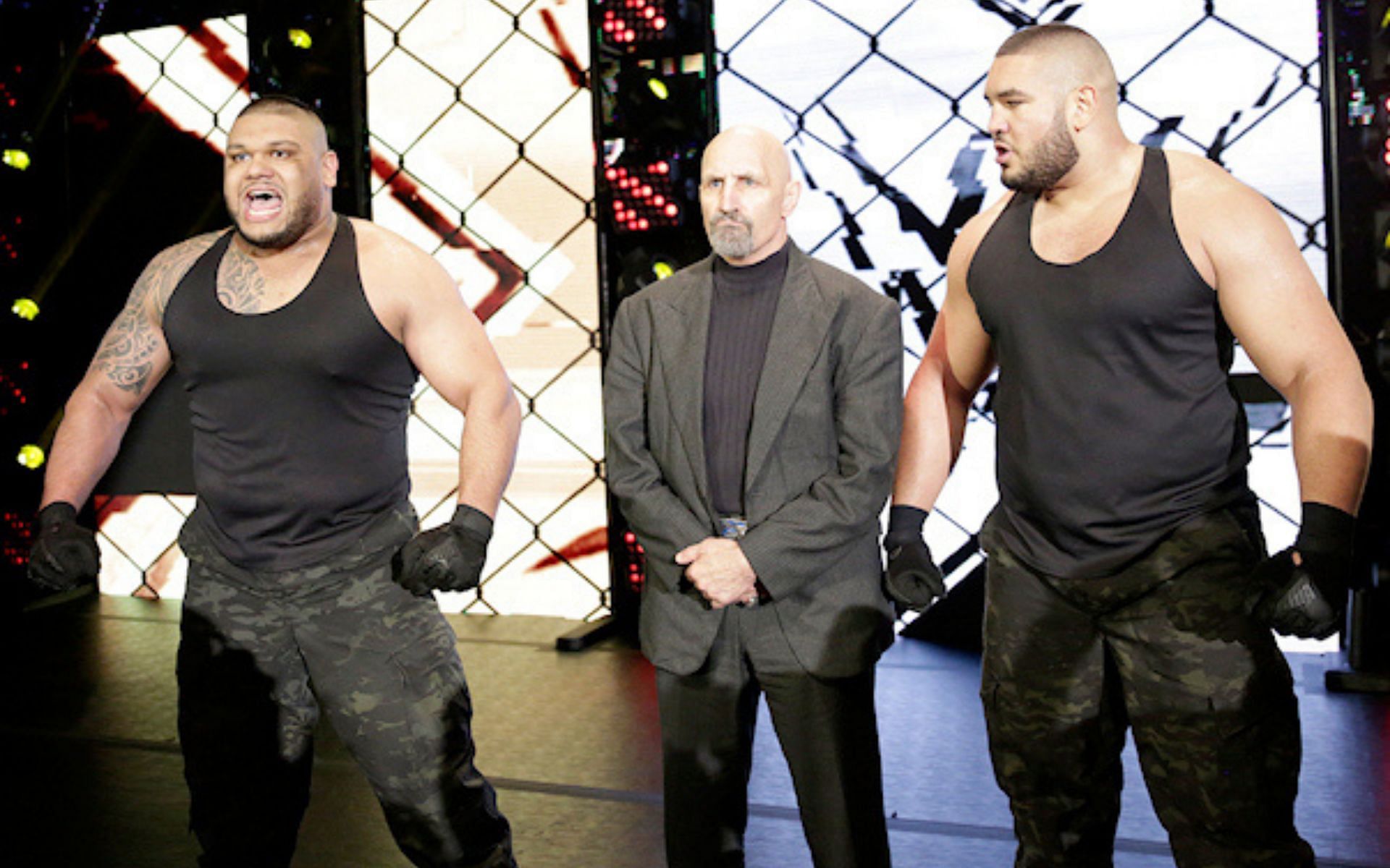 Authors of Pain with former manager Paul Ellering.