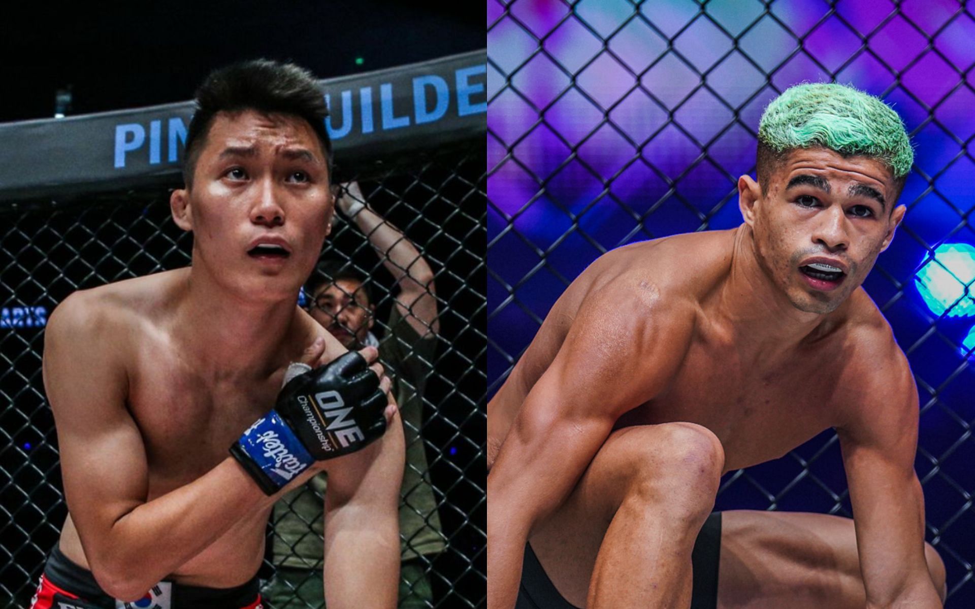 Kwon Won Il (left) plans a spectacular finish against Fabricio Andrade at ONE 158. [Photos ONE Championship]