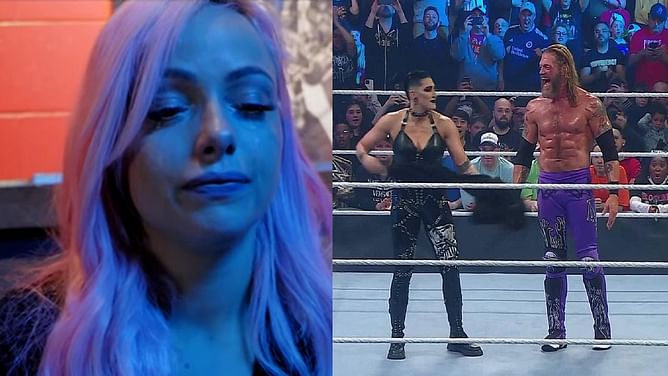 Liv Morgan's two-word reaction to Rhea Ripley joining Edge at WrestleMania Backlash