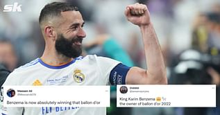 "100%, already at Benzema's garage" - Football fans react as Real Madrid superstar strengthens his Ballon d'Or claim with Champions League trophy