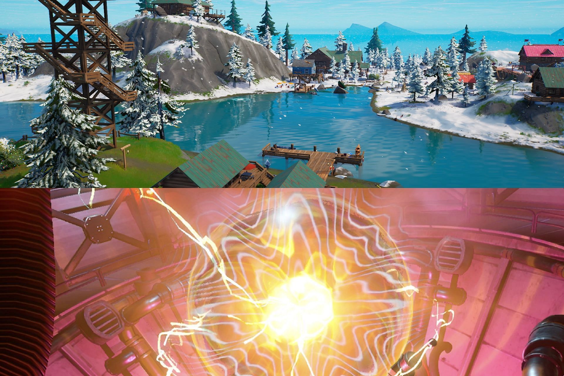 Is the Imagined Order hiding its Doomsday Machine under Loot Lake in Fortnite Chapter 3 Season 2? (Image via Epic Games)