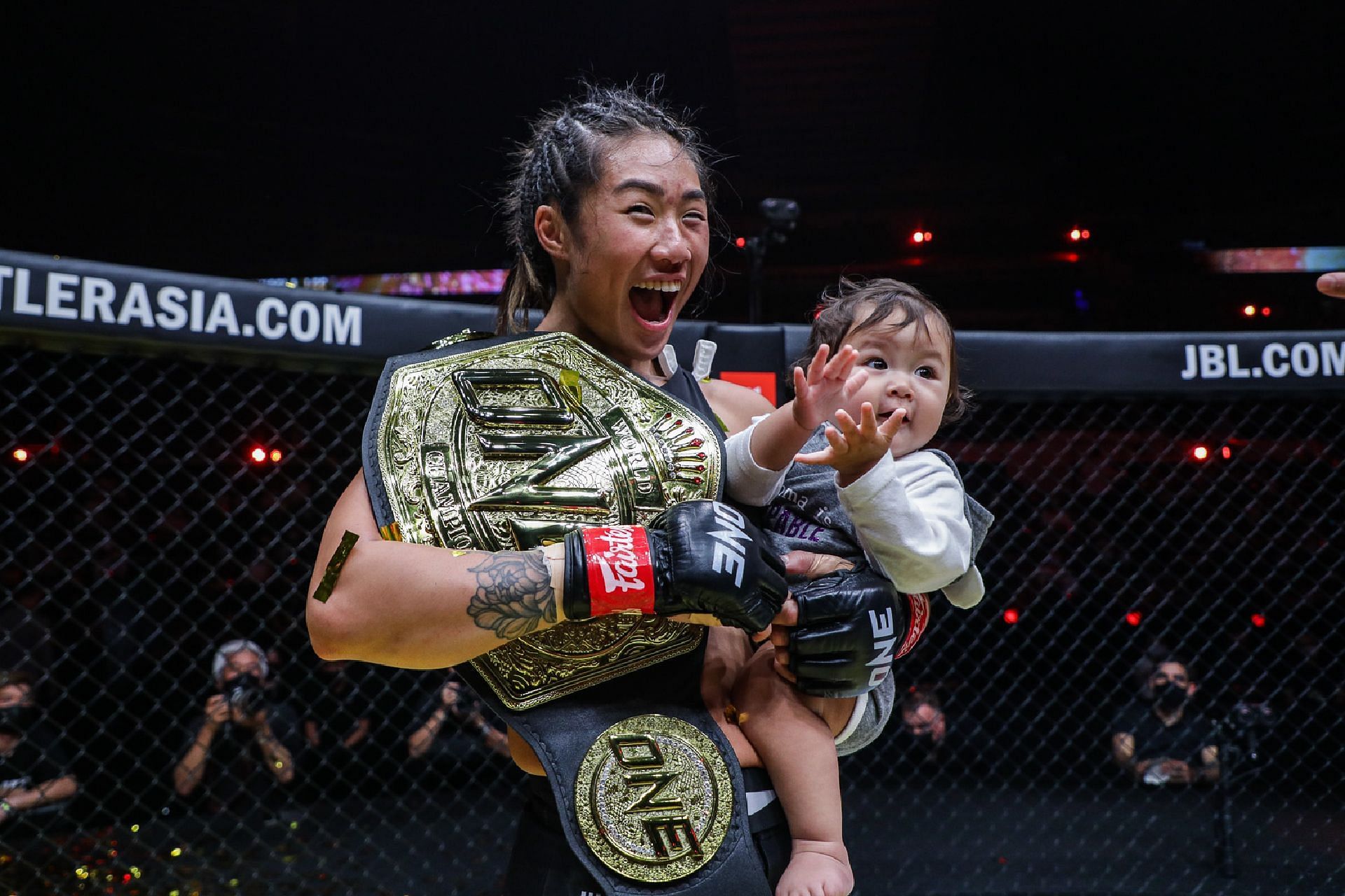 Angela Lee says there&#039;s no better feeling in the world than being a mom to daughter Ava Marie. [Photo ONE Championship]