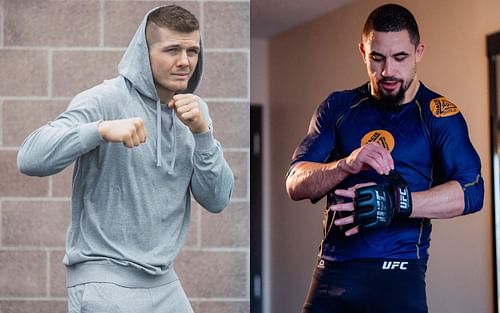 Marvin Vettori (L) and Robert Whittaker (R) (via @marvinvettori and @robwhittakermma on Instagram)