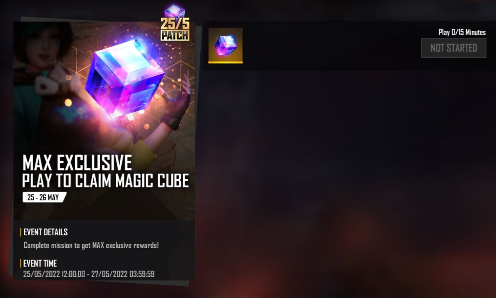 Free Magic Cube translates to a permanent outfit (Image via Garena)