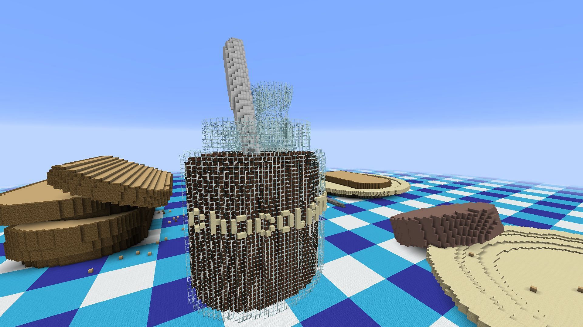 A jar of chocolate (Image via minecraftmaps.com)