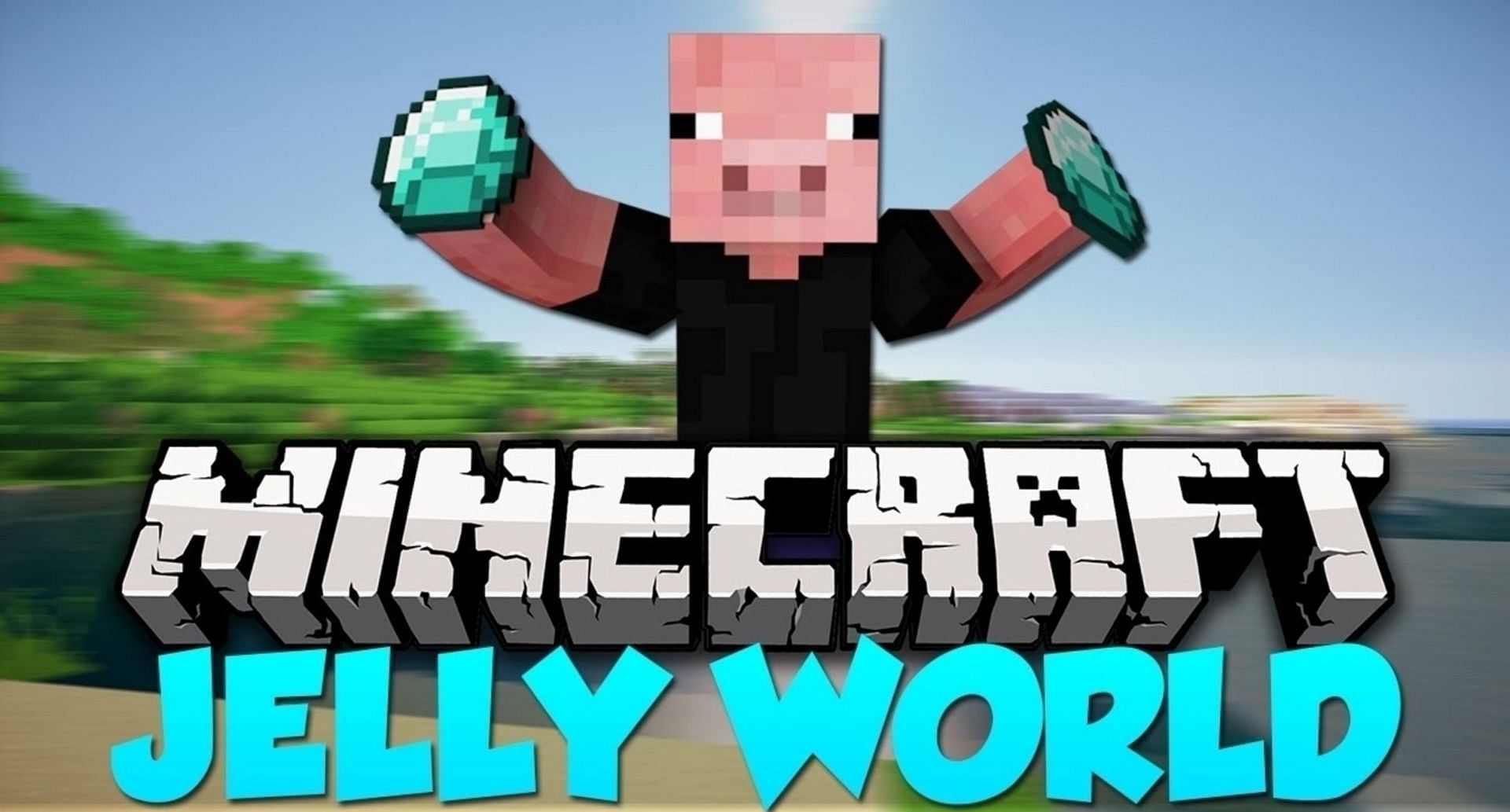 Jelly World is another alternative shader pack that stands out uniquely (Image via Shadersmods.com)