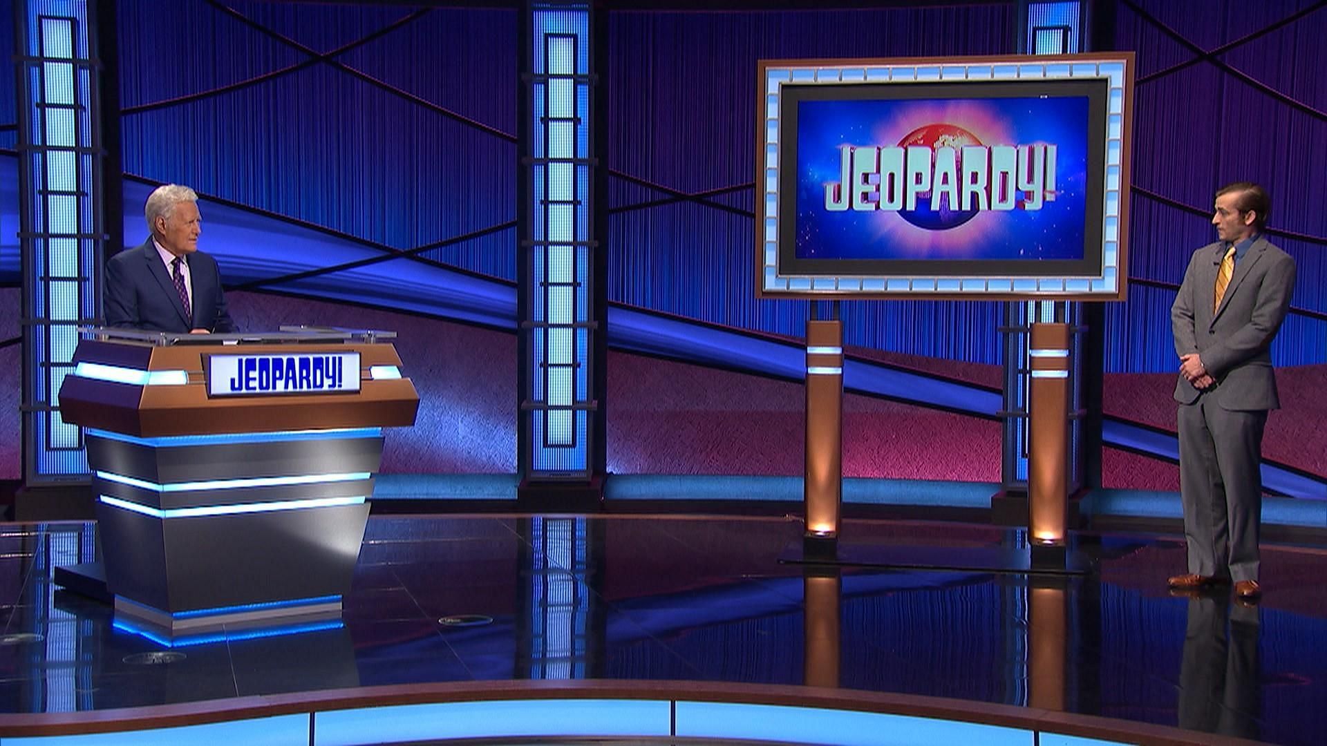 A still from Jeopardy! (Image via @Jeopardy/Instagram)