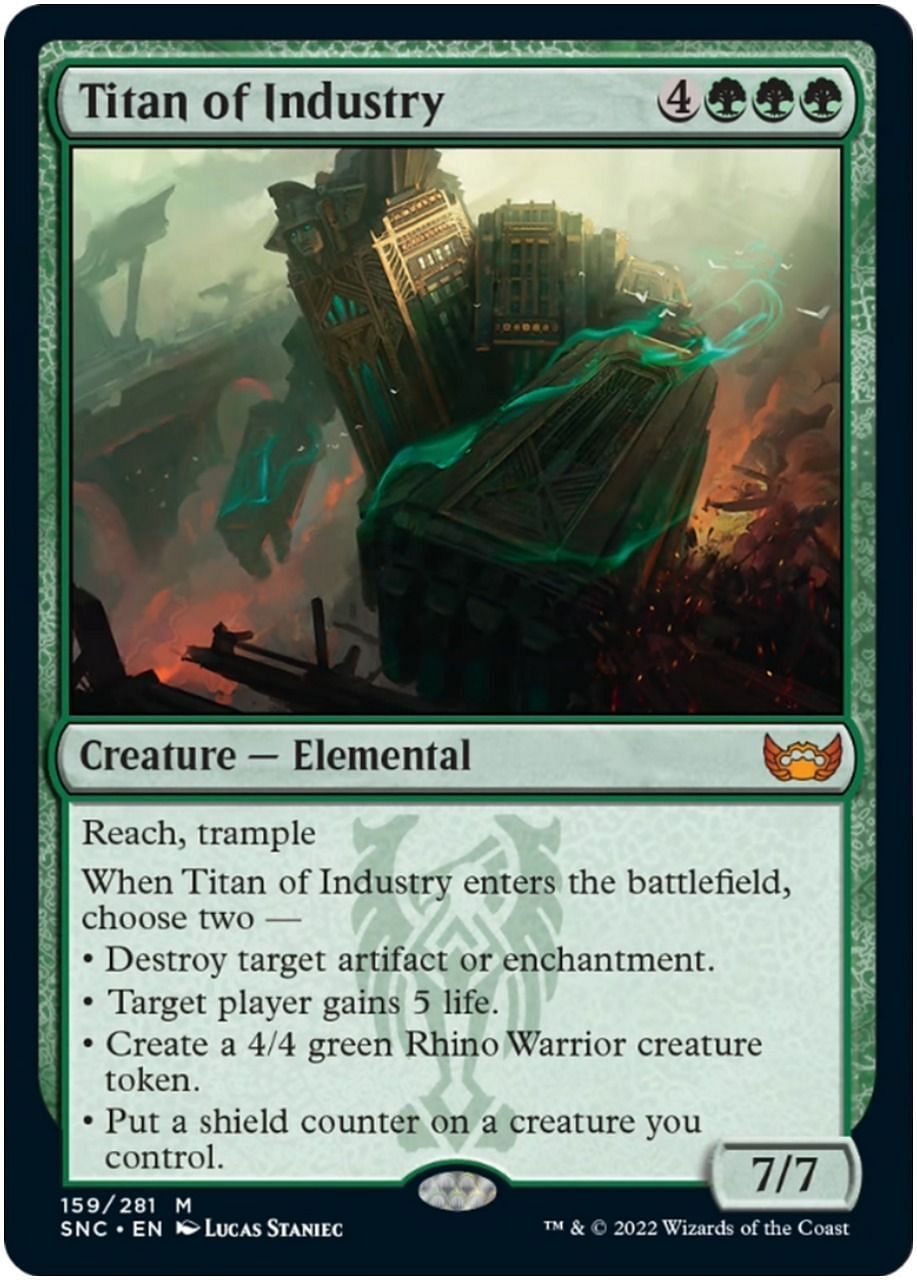 Titan of Industry is an excellent name and an even better card (Image via Wizards of the Coast)
