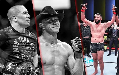 Georges St-Pierre (left), Donald Cerrone (center) and Andrei Arlovski (right - credits IG @UFC)