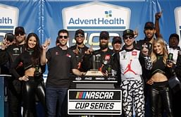 "I just want to think about the positives today" - Denny Hamlin upbeat with Kurt Busch's performance at the AdventHealth 400 at Kansas Speedway