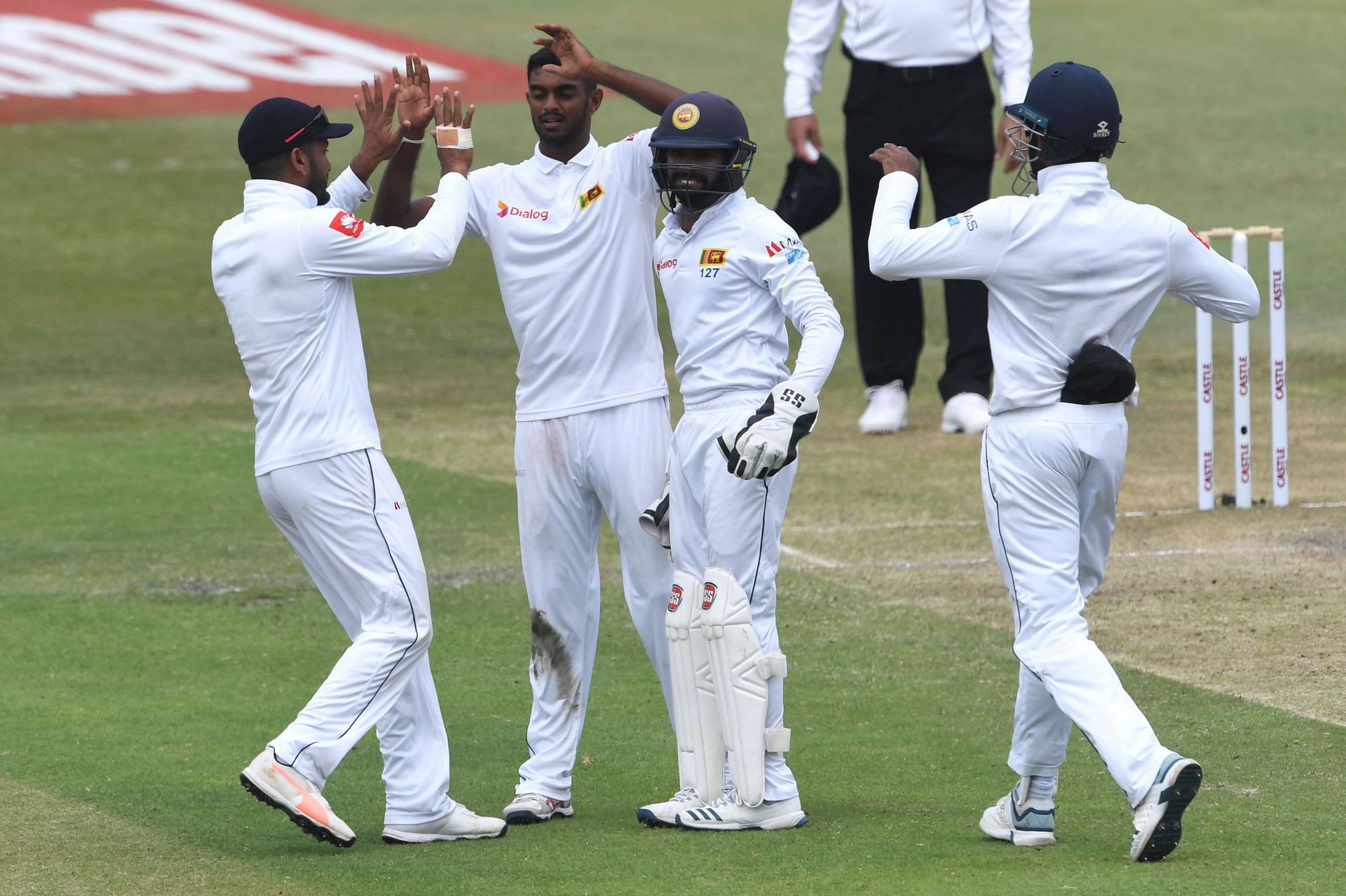 Lasith Embuldeniya in action in the South Africa v Sri Lanka 1st Test (Image courtesy: Getty Images)