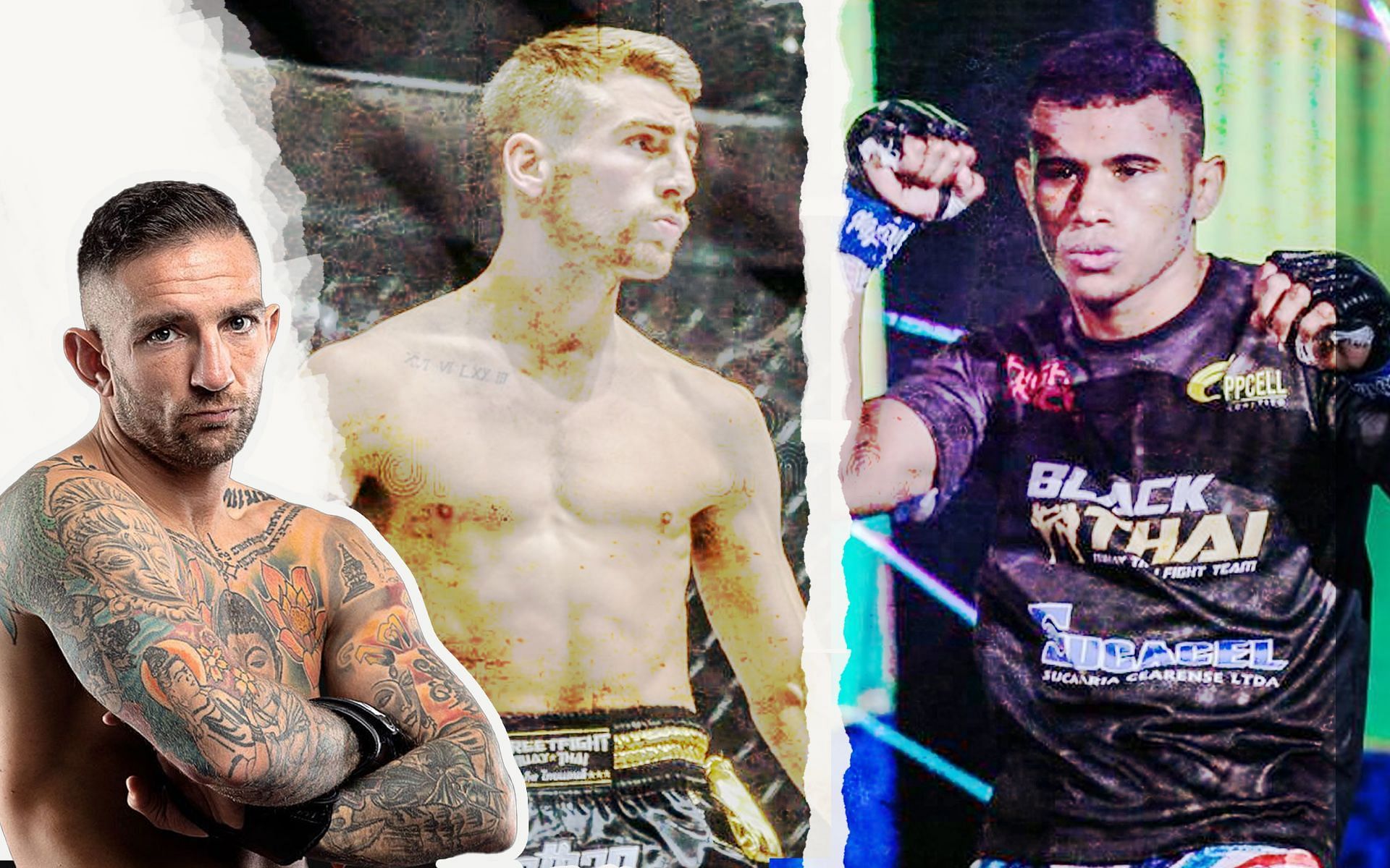 Liam Harrison (L) doesn&#039;t believe Walter Goncalves (R) can hang with the in-form Jonathan Haggerty (C). | [Photos: ONE Championship]