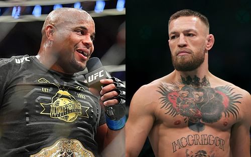 Daniel Cormier (left) and Conor McGregor (right)