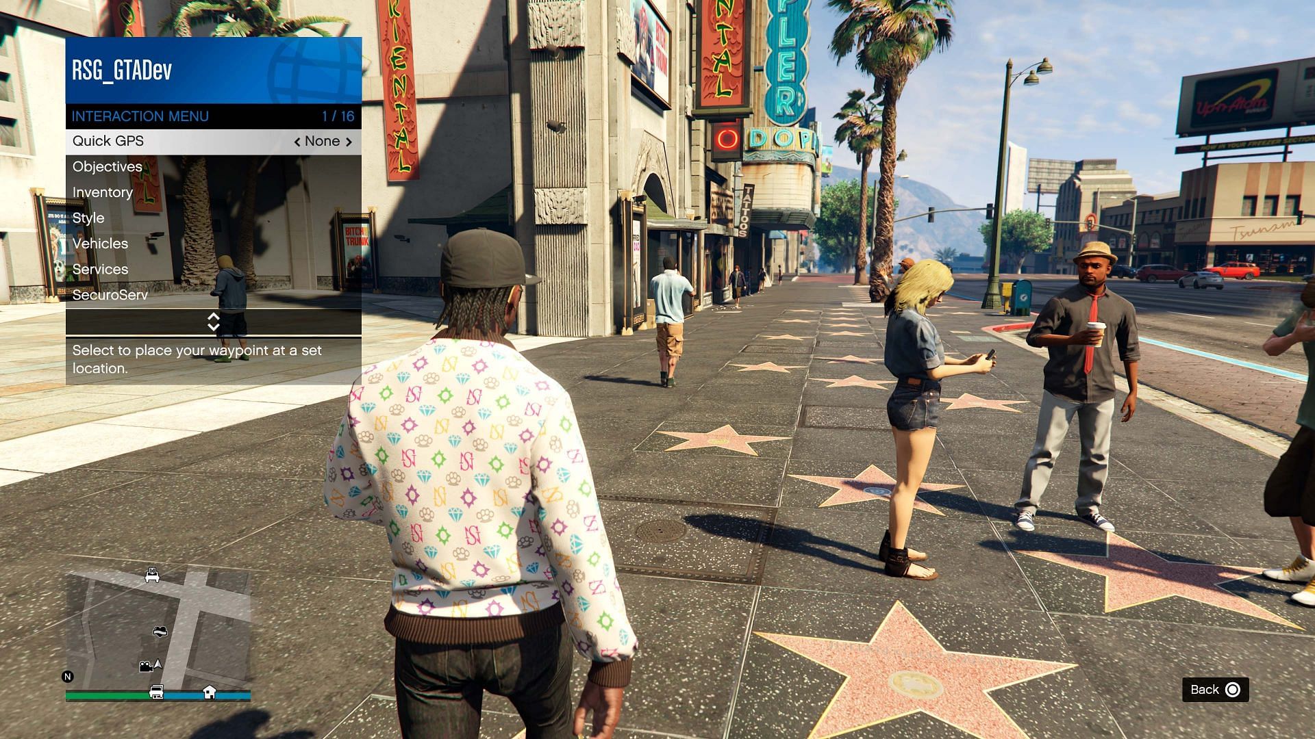 GTA Online features an Interaction Menu that is quite useful (Image via Rockstar)