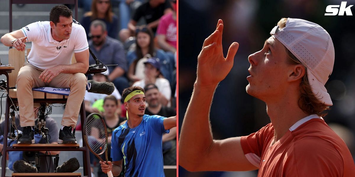Denis Shapovalov lost his cool during his opener at the 2022 Italian Open