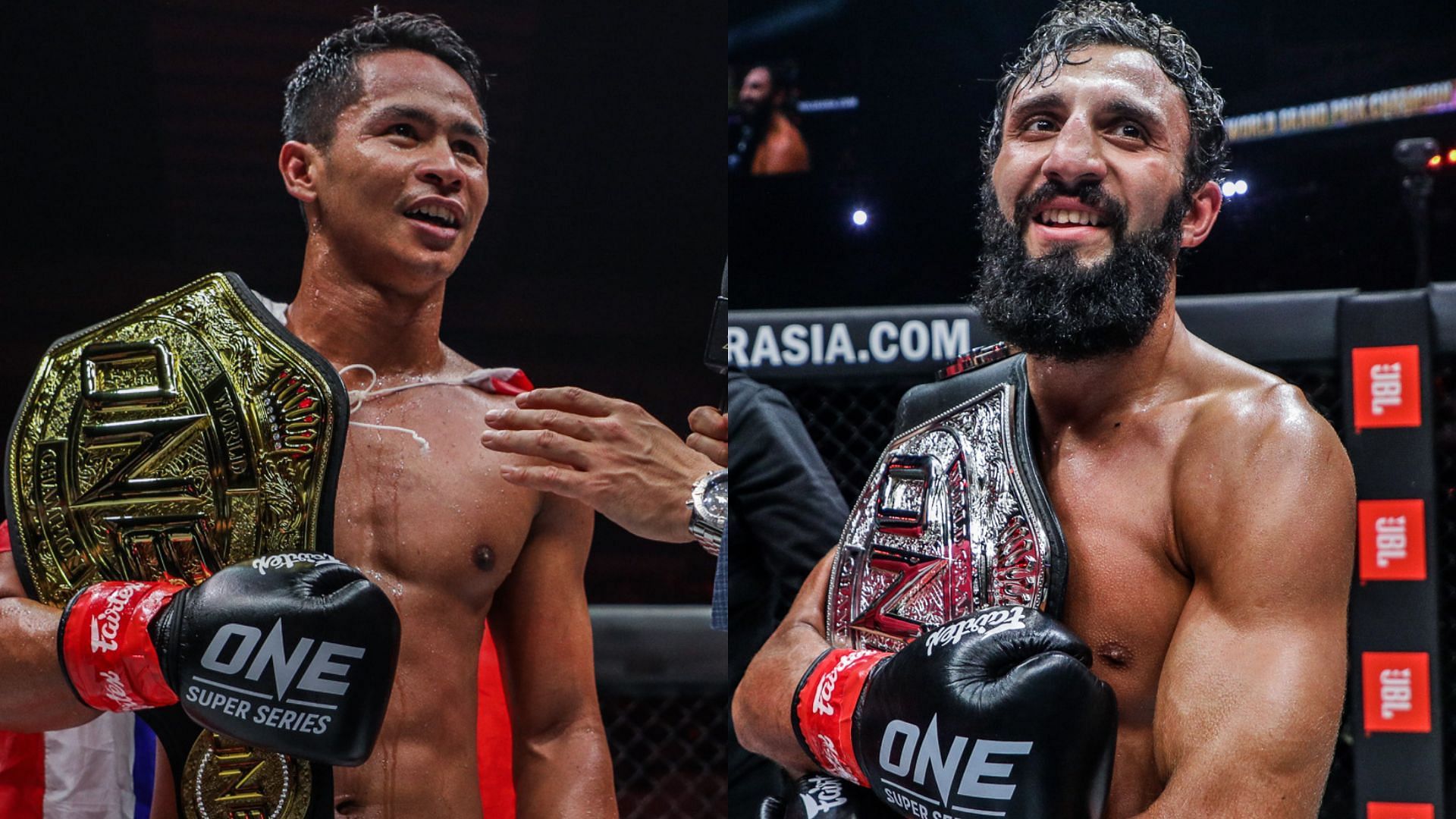 Superbon (left) and Chingiz Allazov (right) [Photo Credits: ONE Championship] 