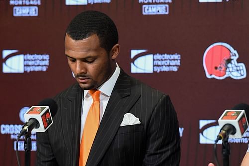 Cleveland Browns introduce quarterback Deshaun Watson