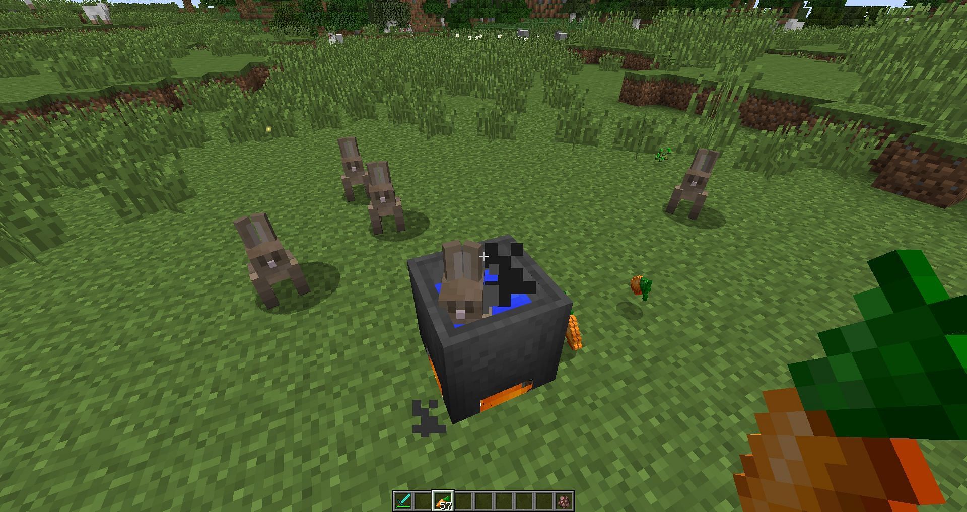 Rabbits have been one of the cutest mob additions to Minecraft (Image via The8BitMonkey on Reddit)