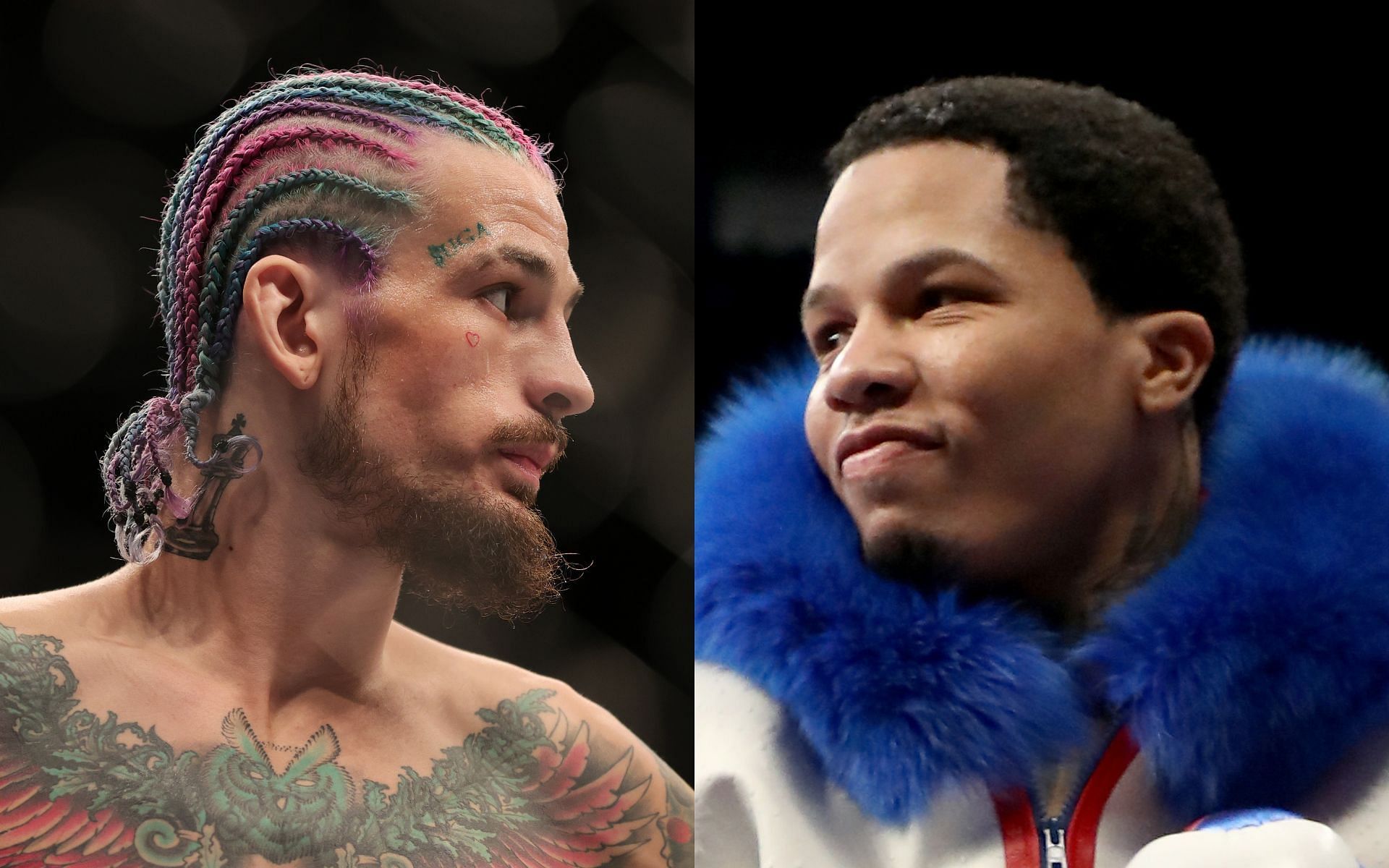 Sean O&#039;Malley (L) and Gervonta Davis (R)