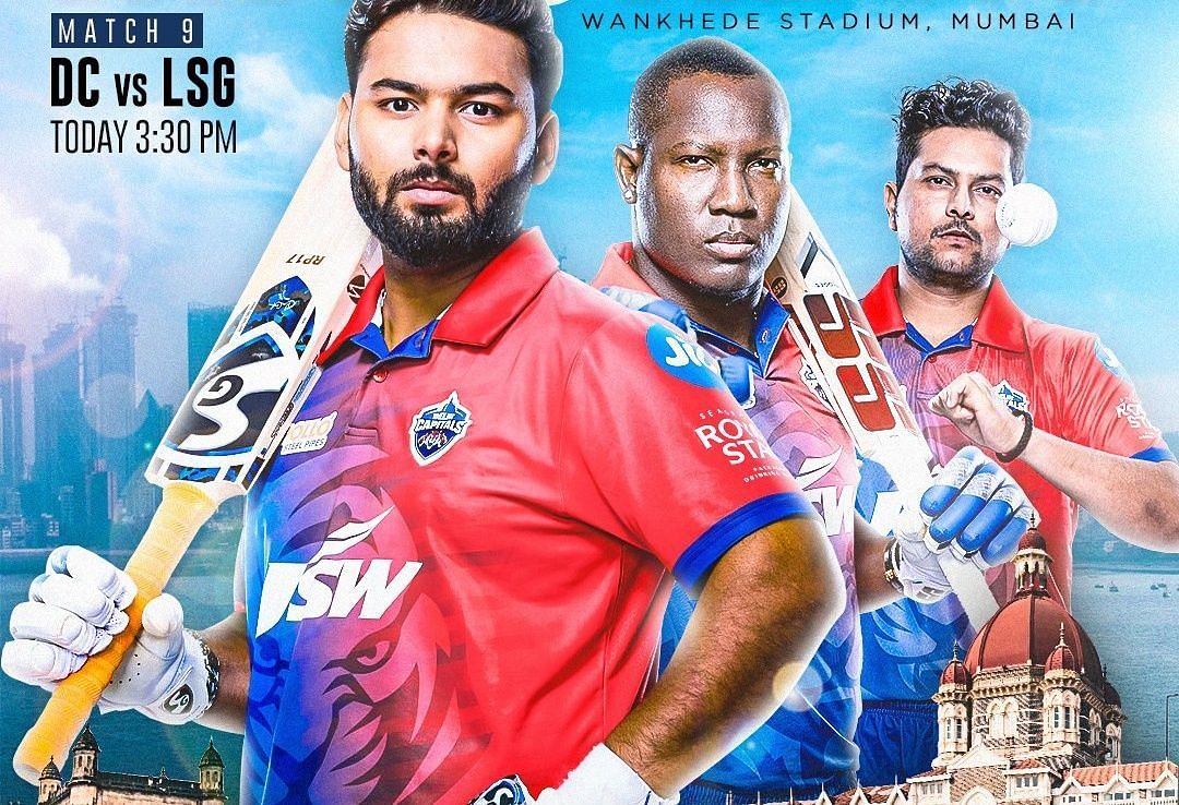 Delhi Capitals are playing their 9th IPL 2022 match. Pic: IPLT20.COM