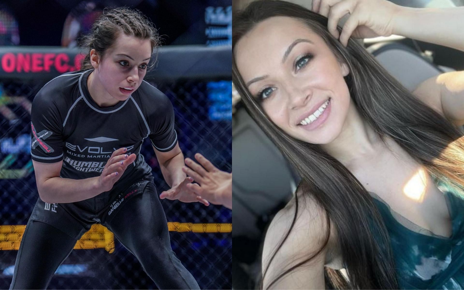 ONE Championship grappler Danielle Kelly has the looks and skills that can kill. (Images courtesy: ONE Championship, @daniellekellybjj on Instagram)