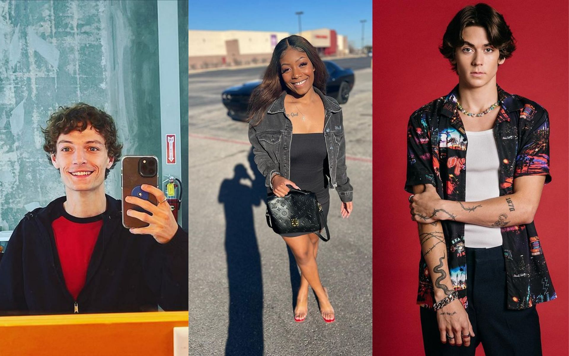 Cameron Campbell, Keara Wilson and Zack Lugo will compete in Dancing with Myself (Images via cameronfromwalmart, queen.kekeeee and zacklugo_/Instagram)