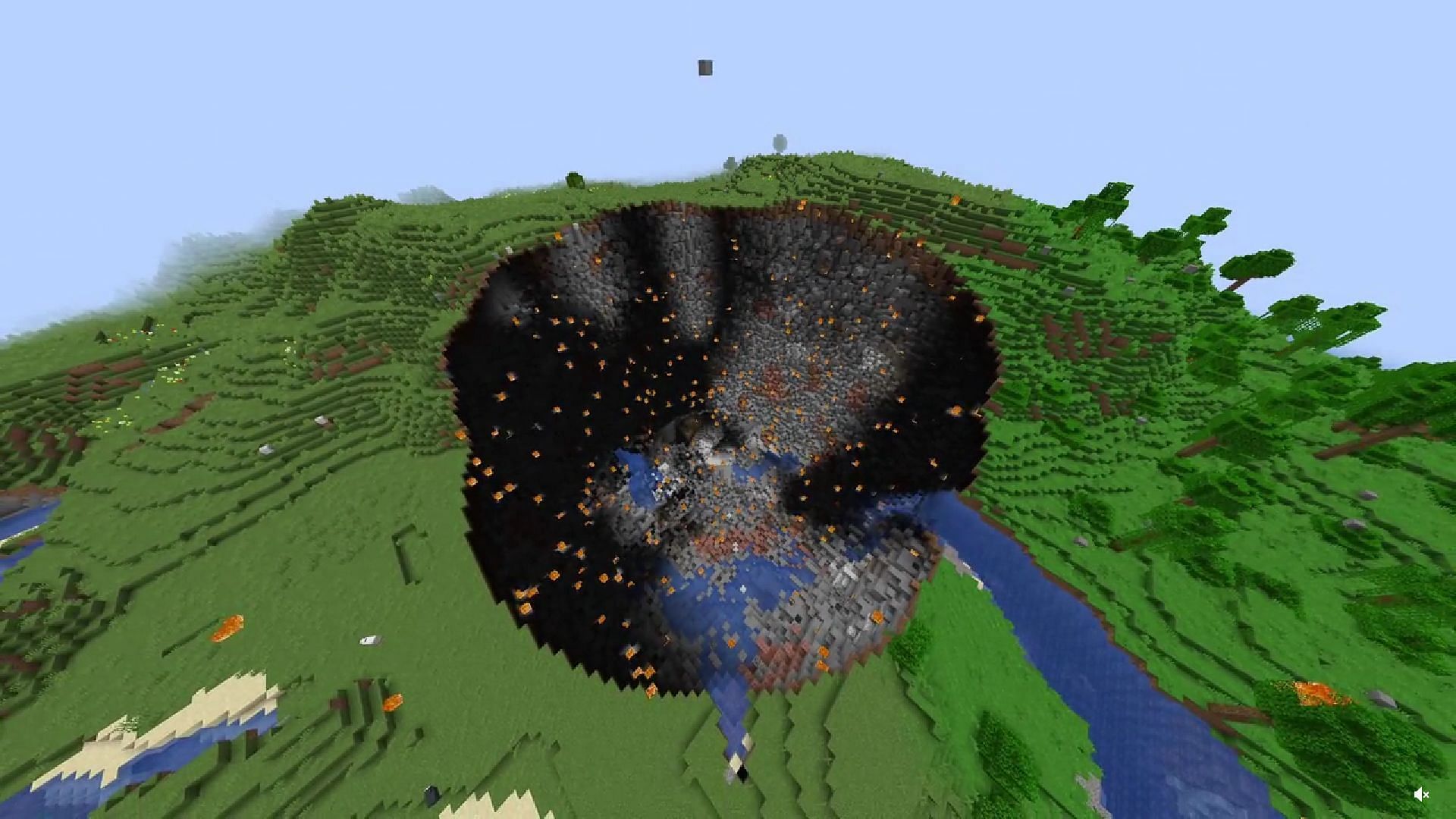 A spell that creates a massive crater (Image via u/Morica_/Reddit)