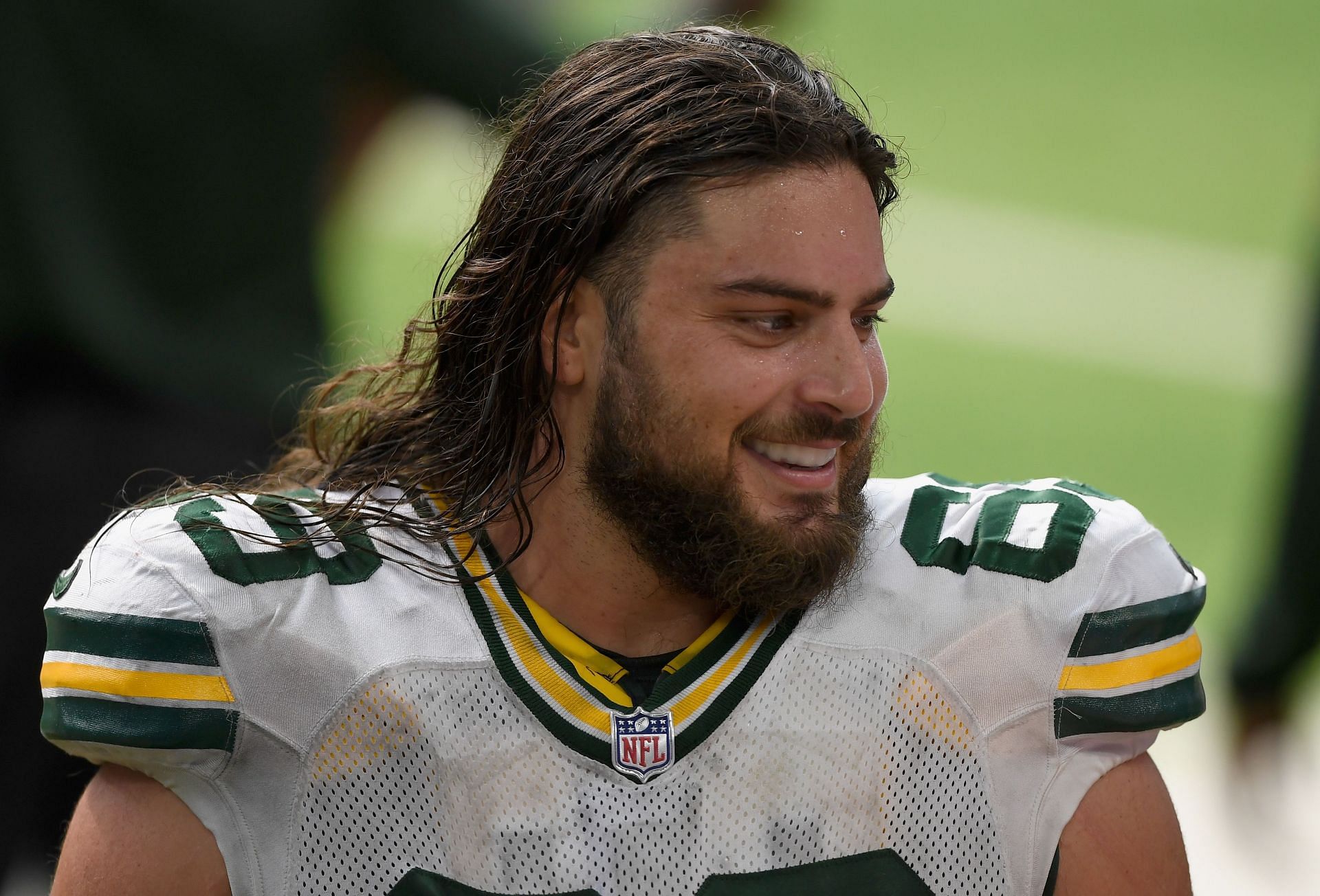 Green Bay Packers offensive Tackle David Bakhtiari is a beer-chugging machine