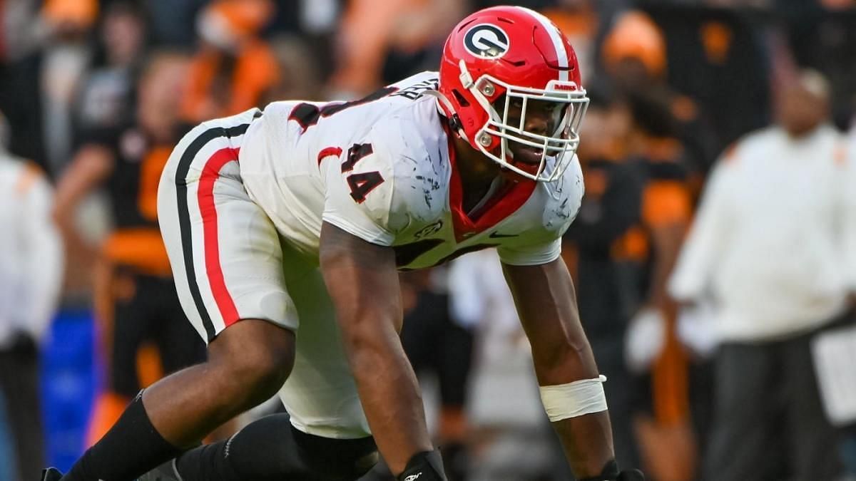 Travon Walker in action for Georgia