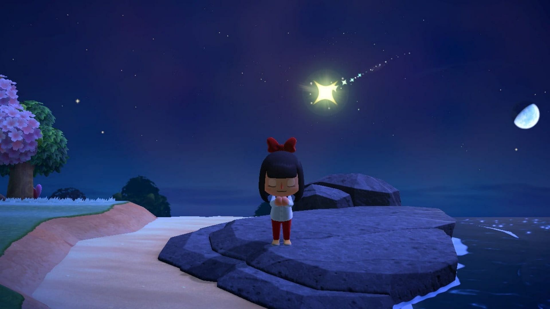 Animal Crossing: New Horizons players can witness meteor showers in the game (Image via Indiana University Blogs)