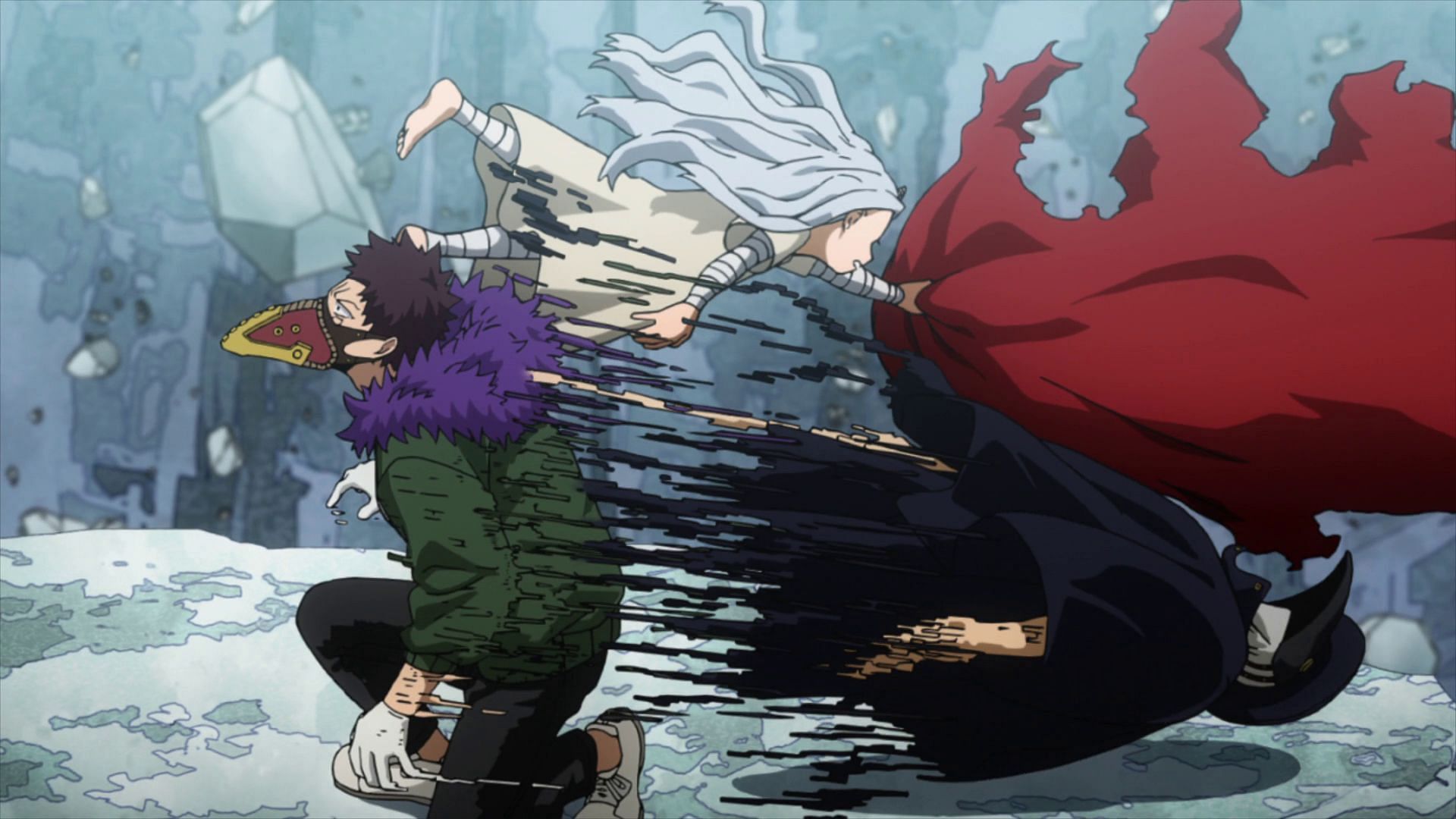 An example of Rewind in action in the My Hero Academia anime (Image via Bones)