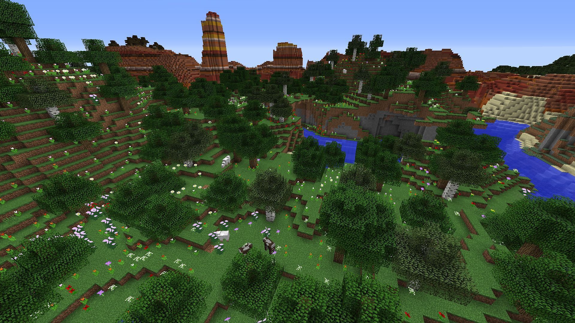 Flower forest (Image via Minecraft Forum)