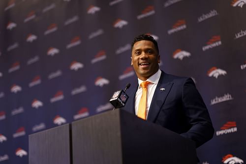 Denver Broncos Introduce Quarterback Russell Wilson