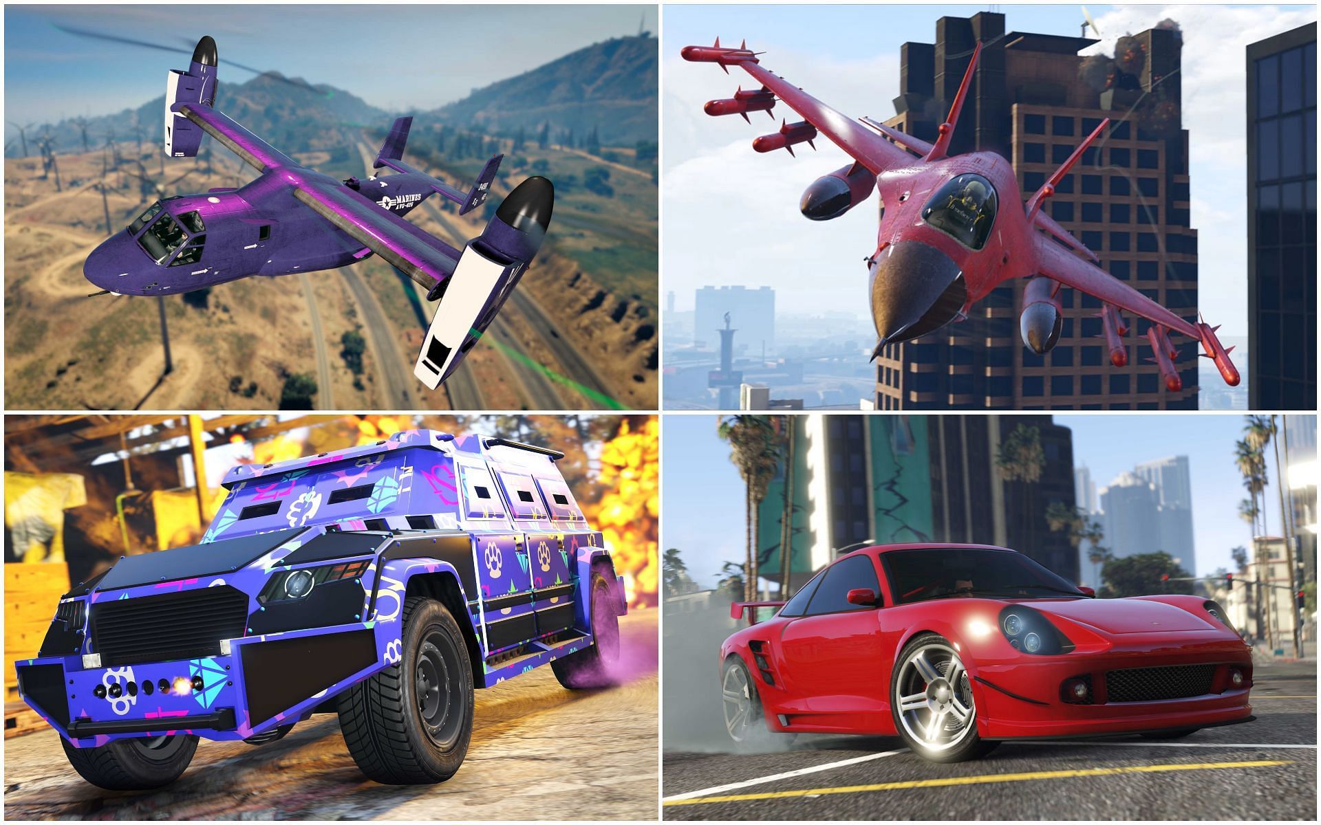 All players should own these vehicles (Images via Rockstar Games)