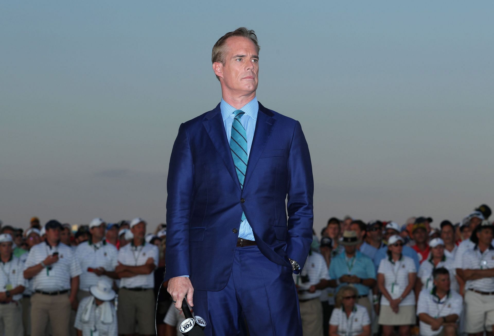 FOX announcer Joe Buck at the U.S. Open