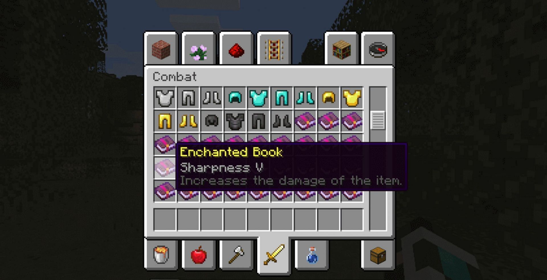 Enchantment Descriptions is a helpful and simple quality-of-life improvement (Image via DarkhaxDev/CurseForge)