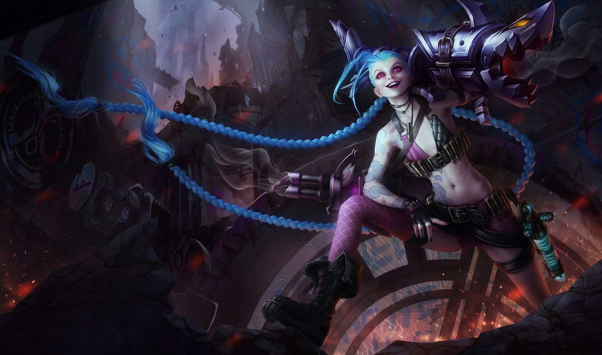 Jinx&#039;s nerfs have completely destroyed her presence in the botlane (Image via League of Legends)