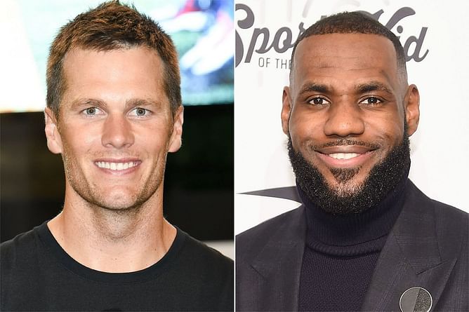 "This gonna end up on Undisputed for a full hour tomorrow" - Tom Brady's ice hockey challenge for LeBron James has NFL fans laughing