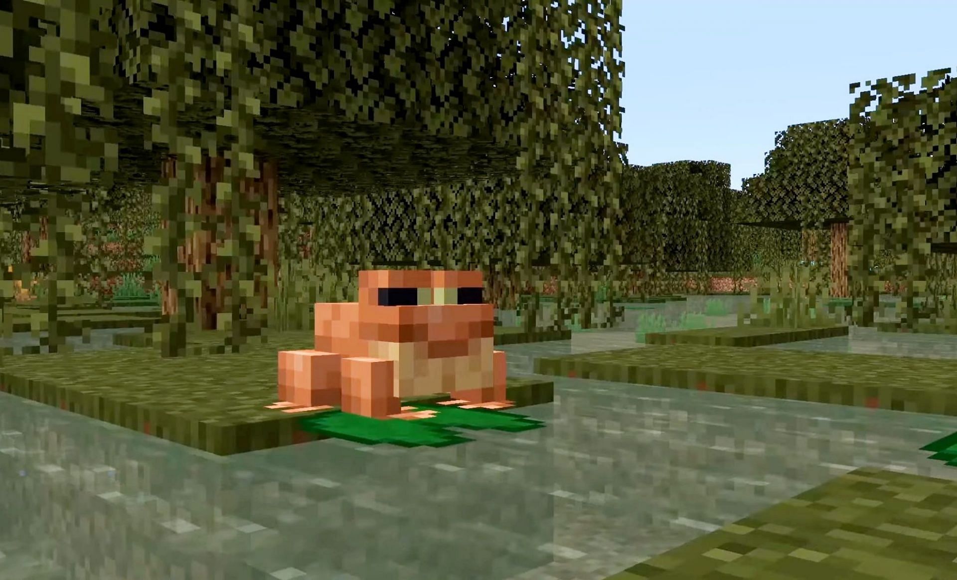 Minecraft frog (Image via Mojang)