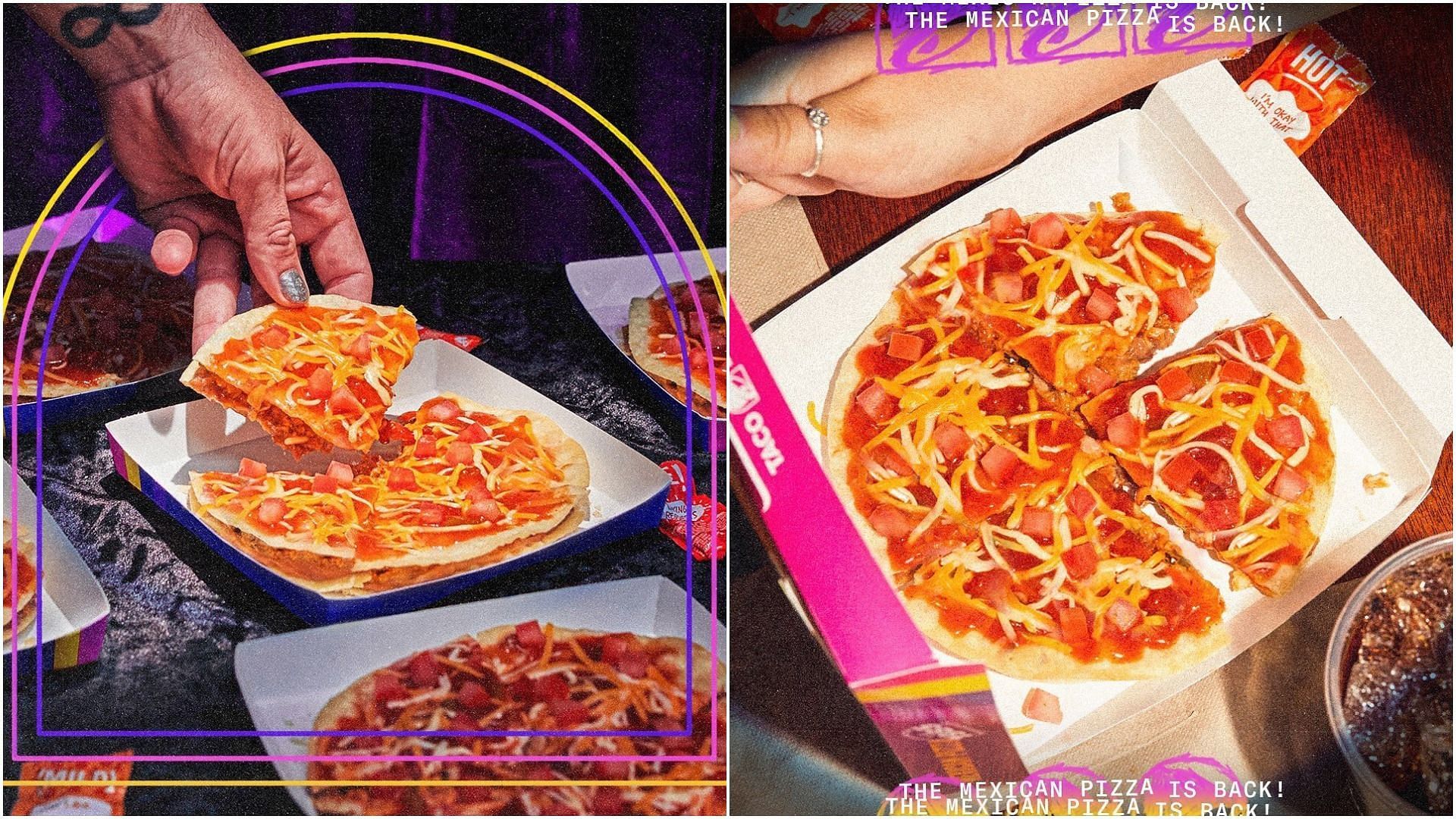 Fans detect a change in the flavor of Taco Bell&#039;s Mexican Pizza (Image via @tacobell/Instagram)