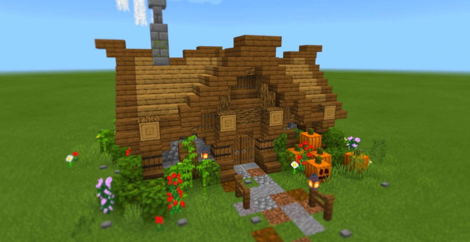 This house design should be fairly simple to build (Image via u/MoarCrow/Reddit)