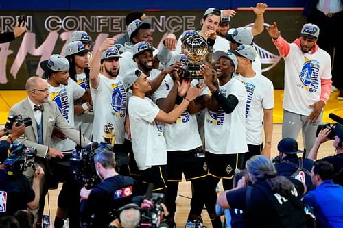 The Golden State Warrriors' dynasty is alive after punching a ticket to their sixth NBA Finals in eight years. [Photo: KVIA]