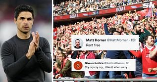 "Celebration police in full force" "Hypocrite" - Arsenal fans slam former Premier League winner for being controversial to stay relevant after recent comments